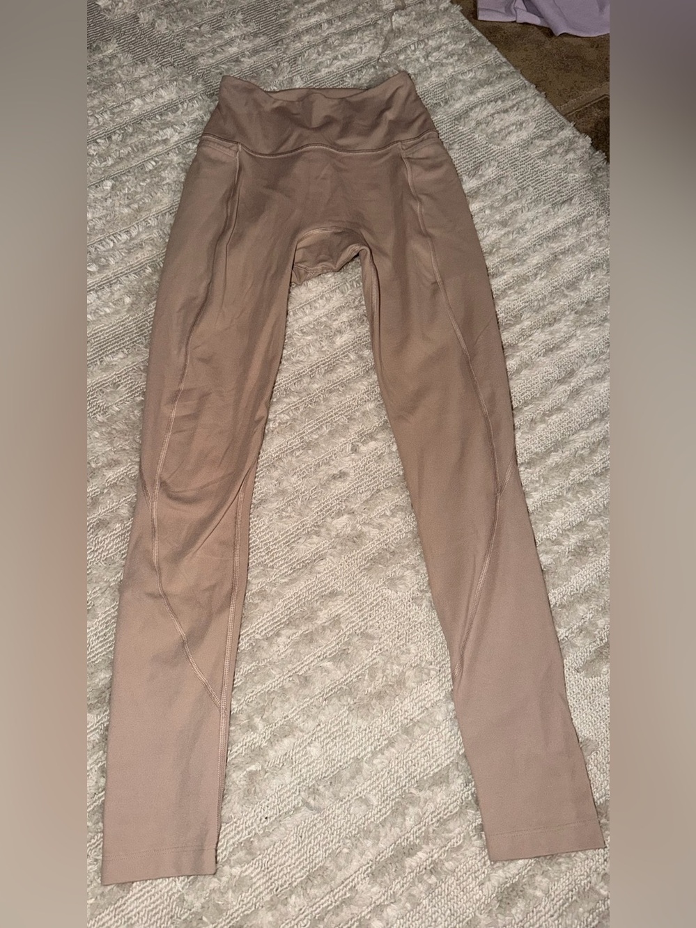 Gymshark High-Rise Leggings — Taupe